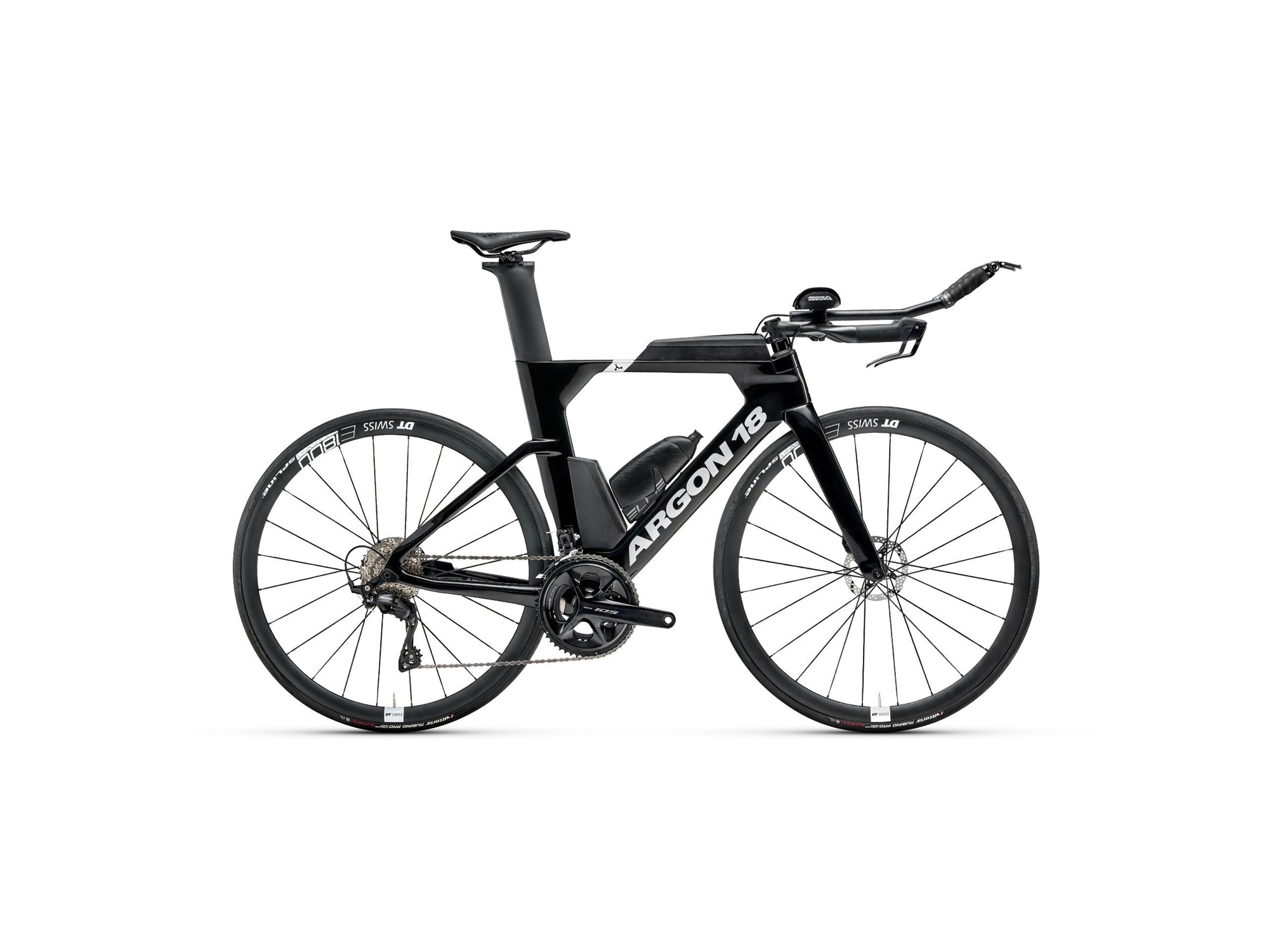 Argon 18 E117 Shimano 105 | 2026 · Black stealth – Herstellerabbildung