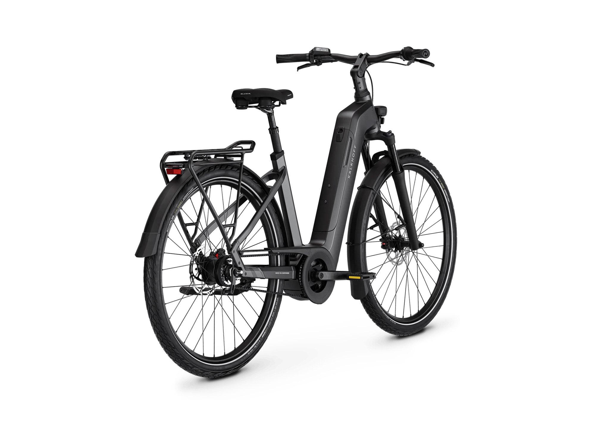 Kalkhoff IMAGE 5 SEASON Wave 800 Wh diamondblack matt | 2027 – Schrägansicht hinten