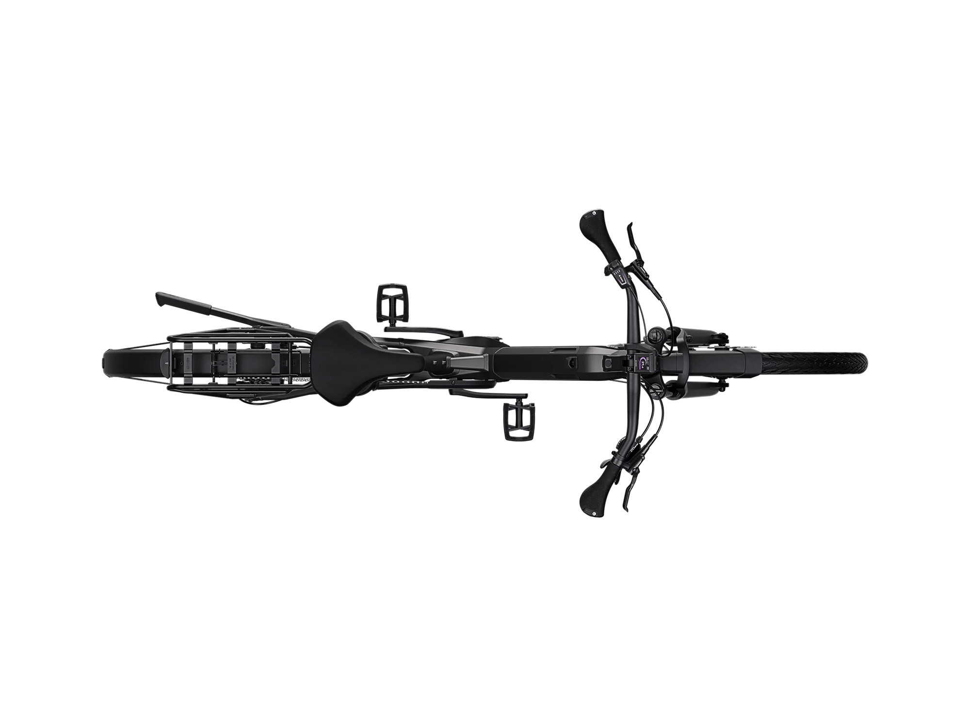 Kalkhoff ENDEAVOUR 3 EXCITE Wave 600 Wh jetgrey matt | 2027 – Draufsicht