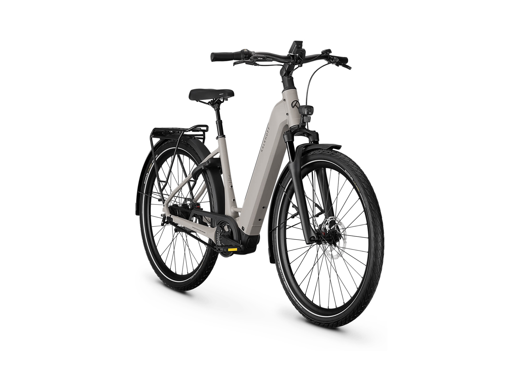 Kalkhoff IMAGE 3 EXCITE Wave 600 Wh sustainedgrey matt | 2027 – Schrägansicht vorne