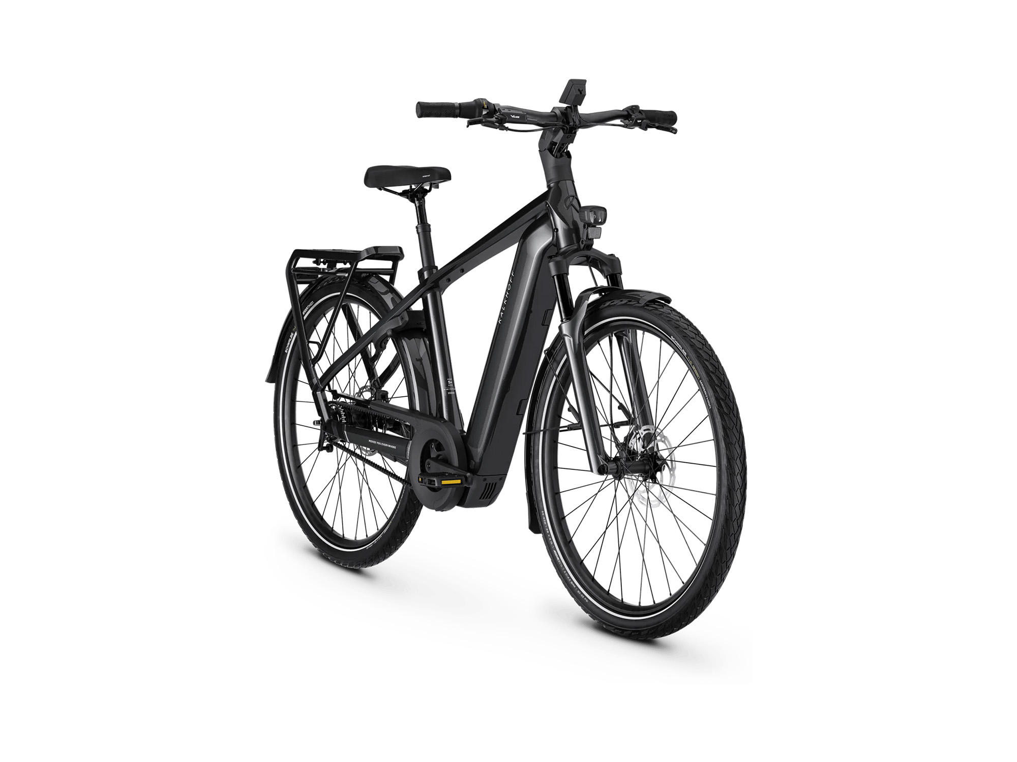 Kalkhoff IMAGE 5+ MOVE Diamant 800 Wh diamondblack glossy | 2027 – Schrägansicht vorne