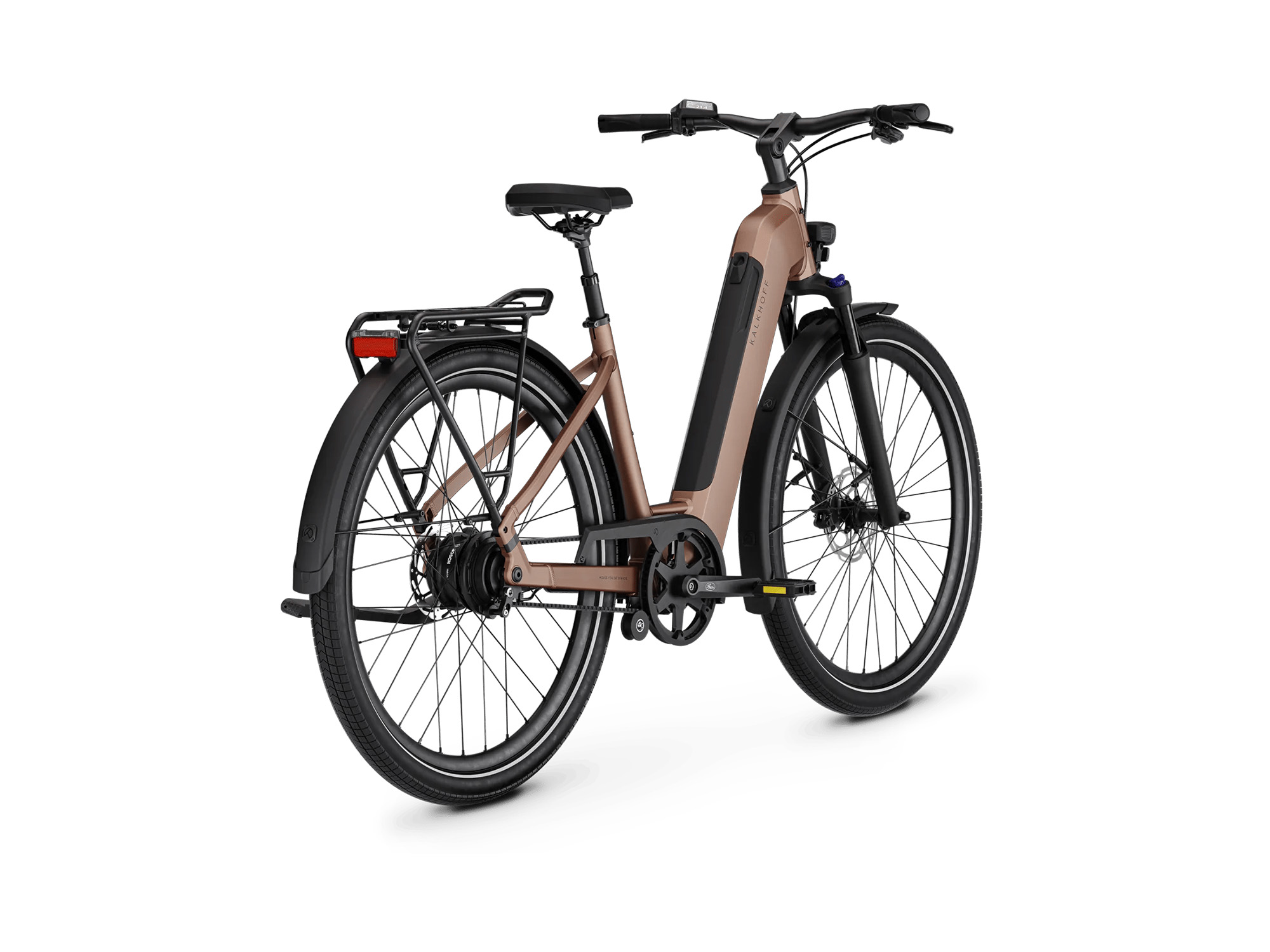 Kalkhoff IMAGE 1 ADVANCE Wave 540 Wh rubyrose matt | 2027 – Schrägansicht hinten