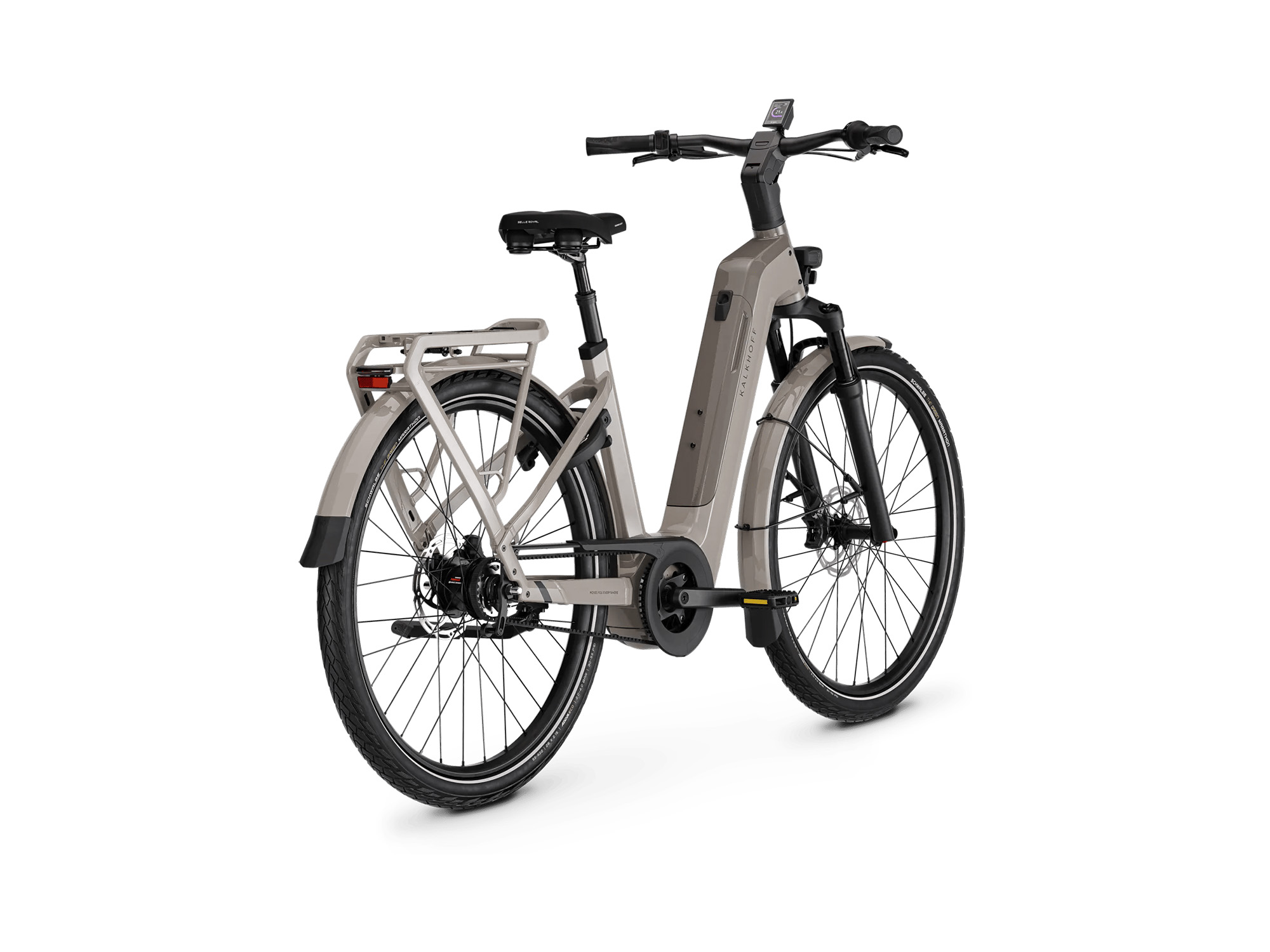 Kalkhoff IMAGE 5+ MOVE Wave 800 Wh sustainedgrey glossy/deepsustained glossy | 2027 – Schrägansicht hinten