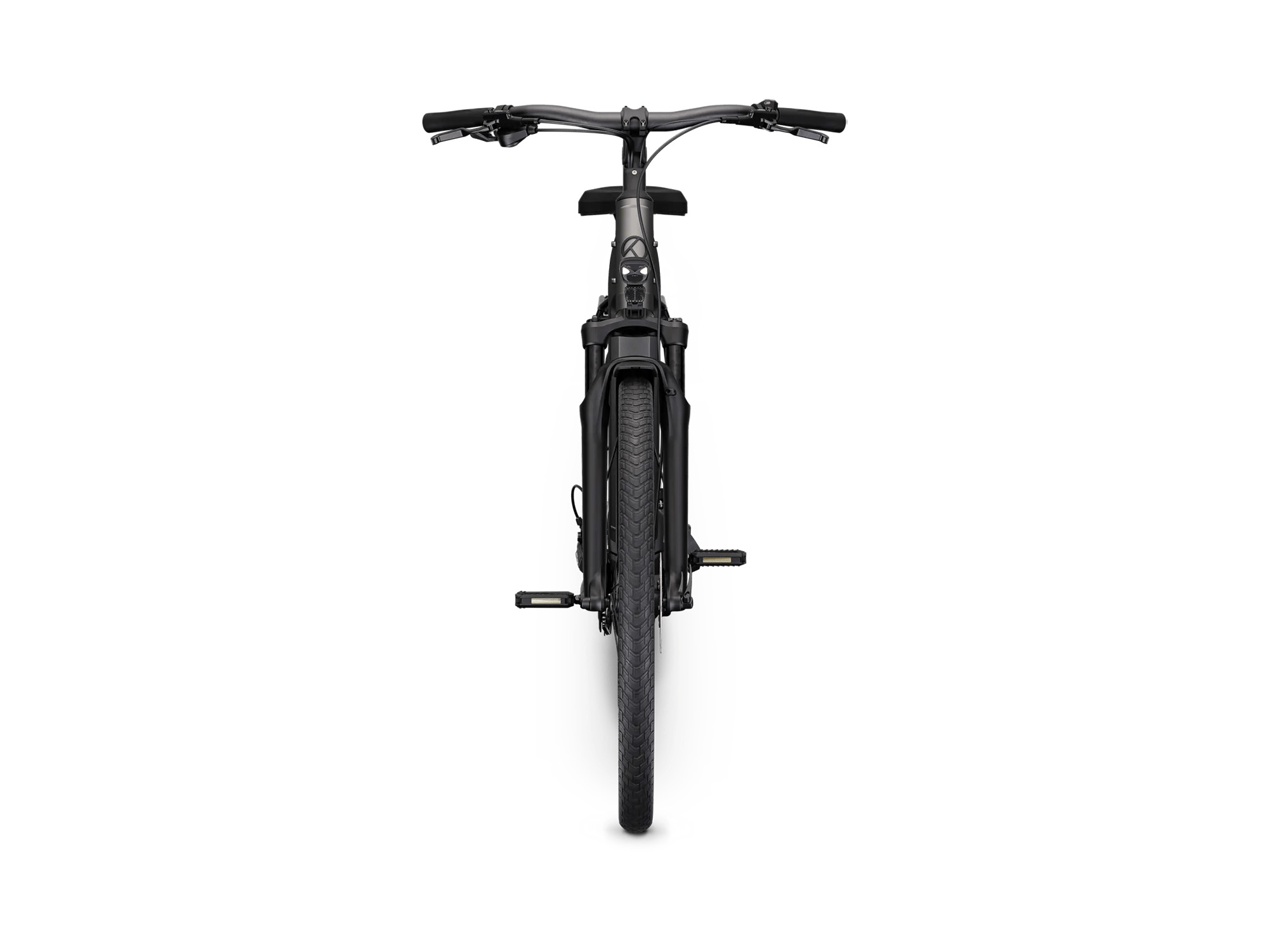 Kalkhoff ENDEAVOUR L SEASON Wave 400 Wh jetgrey matt | 2027 – Frontansicht