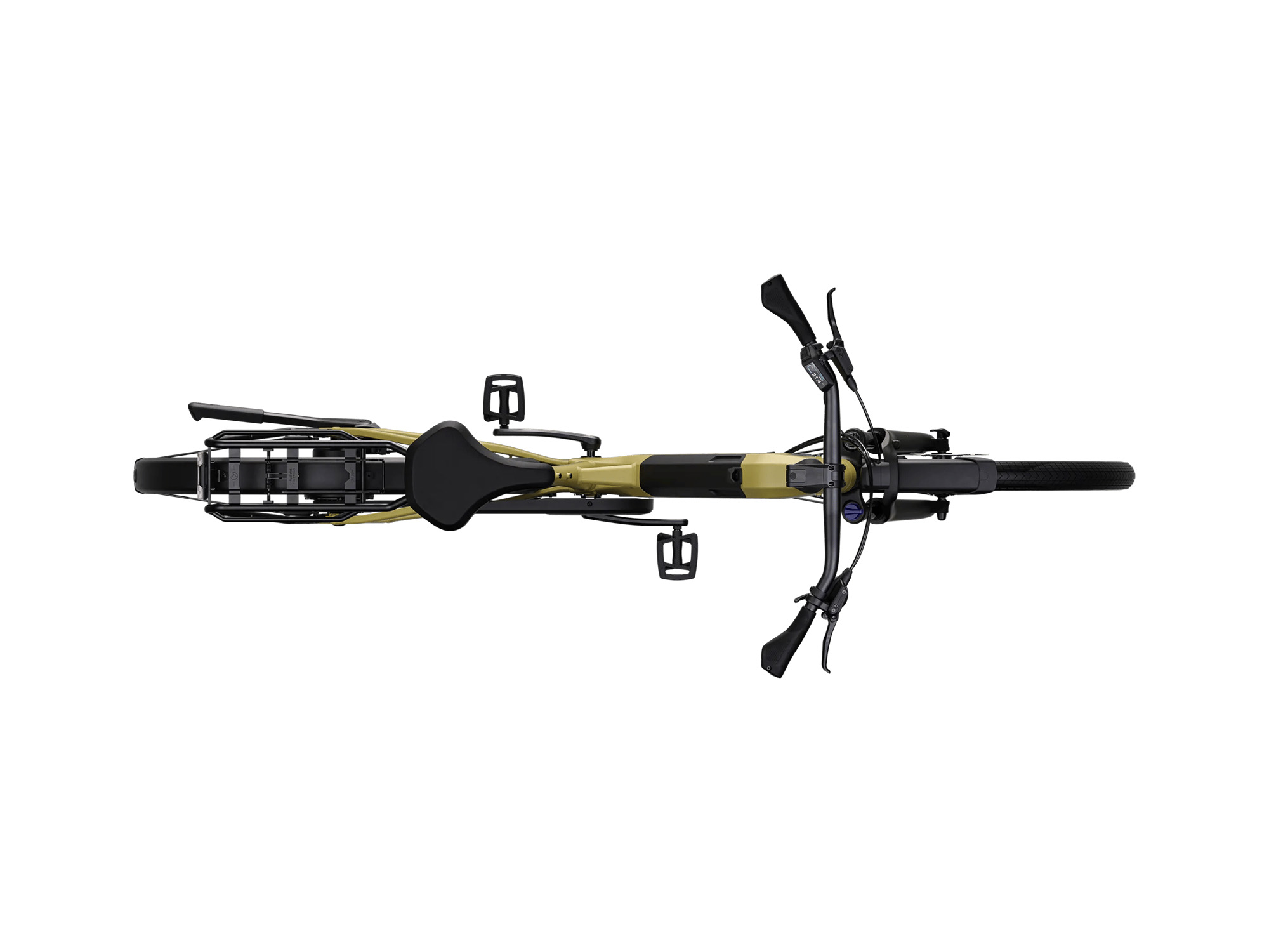 Kalkhoff IMAGE 1 ADVANCE Wave 540 Wh acaciayellow matt | 2027 – Draufsicht