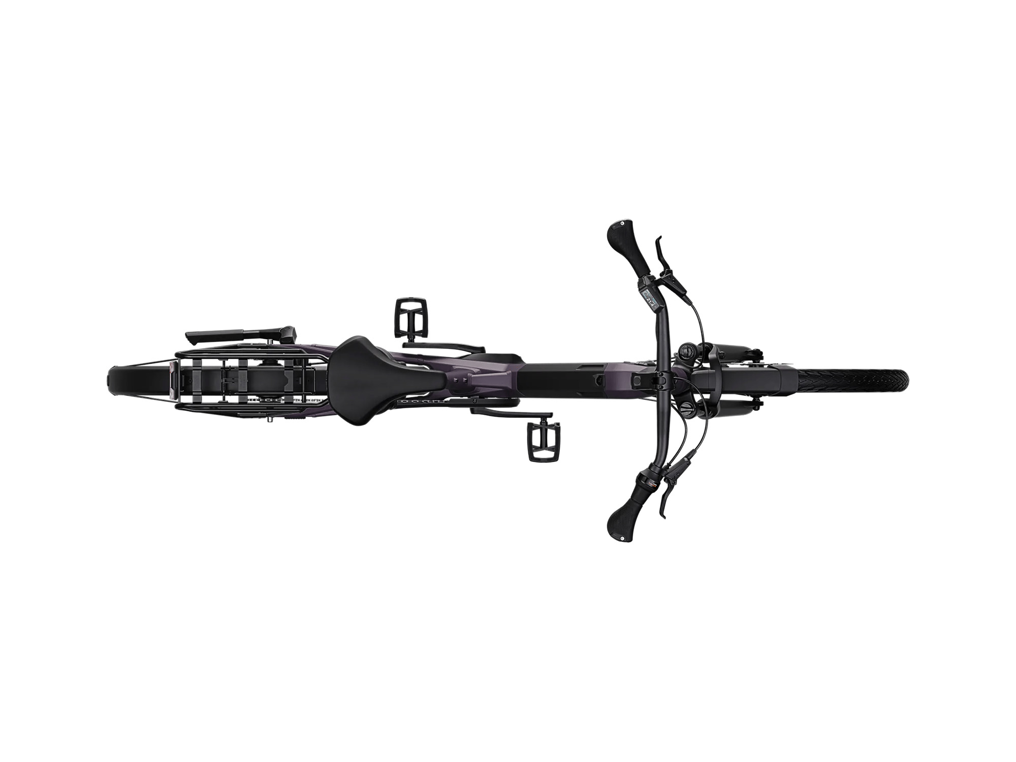 Kalkhoff IMAGE 3 ADVANCE Wave 540 Wh midnightplum matt | 2027 – Draufsicht