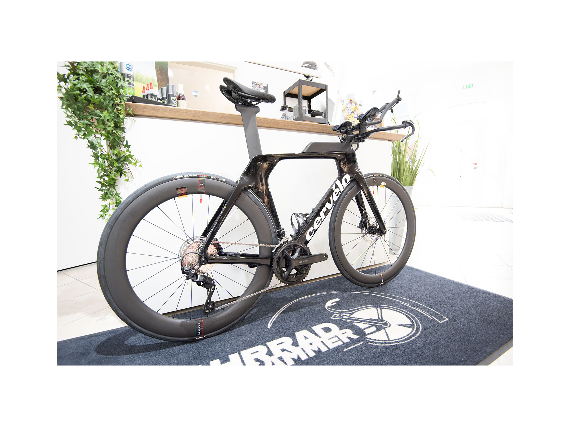 Triathlon Bike Cervelo P-Series 105 Race Black | 2025