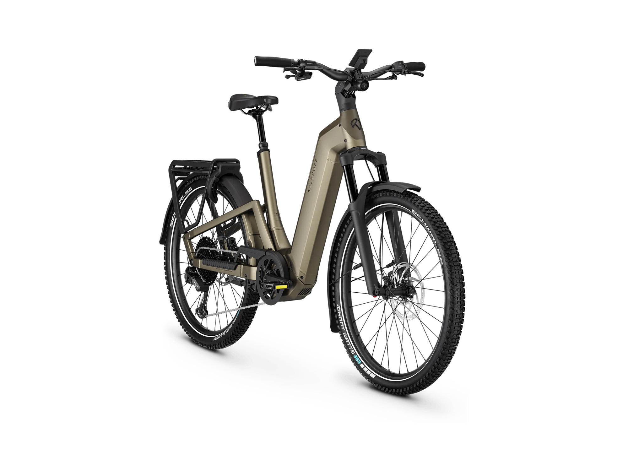 Kalkhoff ENTICE 7+ ADVANCE Wave 800 Wh umberbrown matt/darkumberbrown matt | 2027 – Schrägansicht vorne