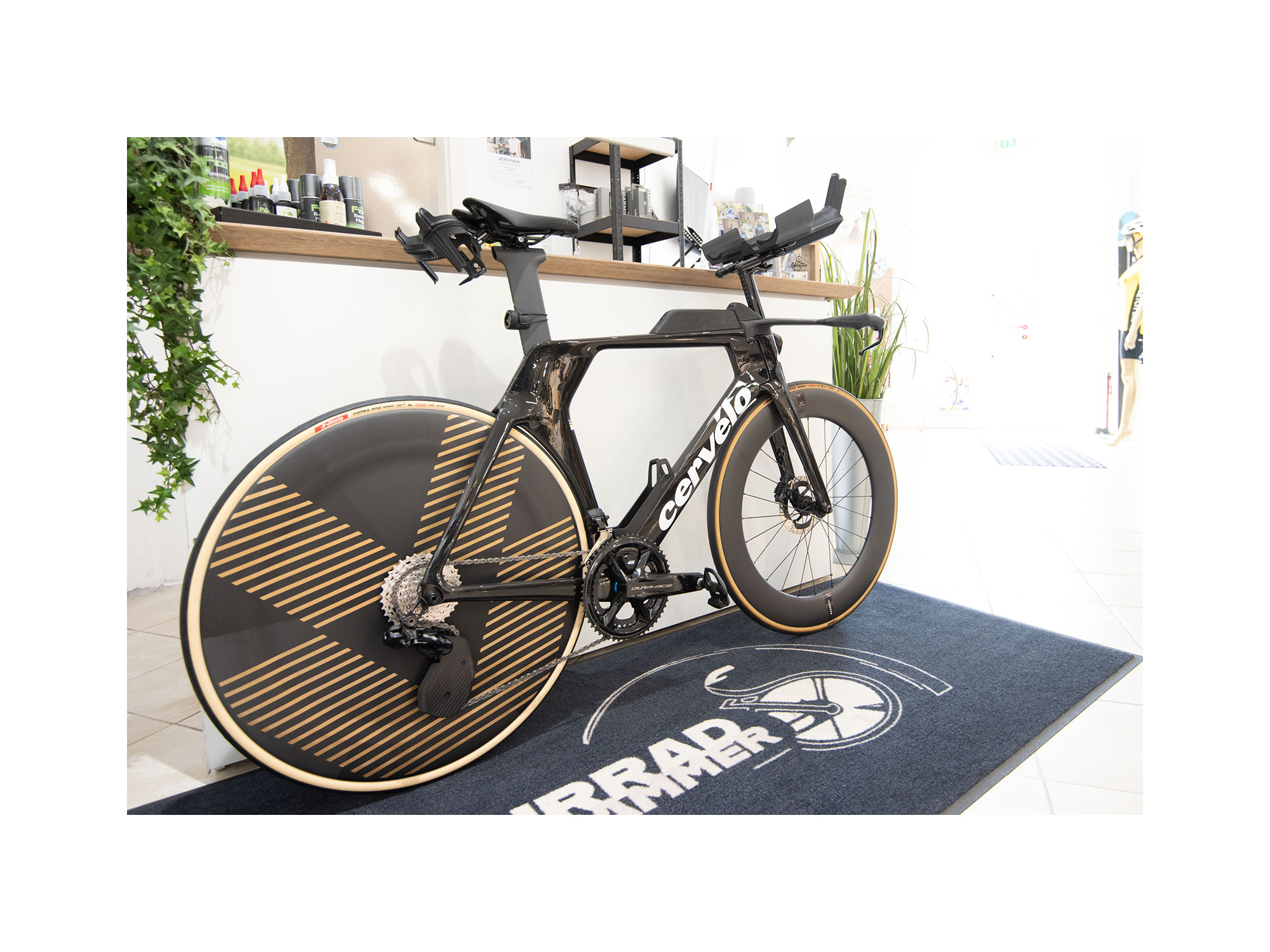 Triathlon Bike Cervélo P5 Dura Ace Di2 DISC five black | 2025