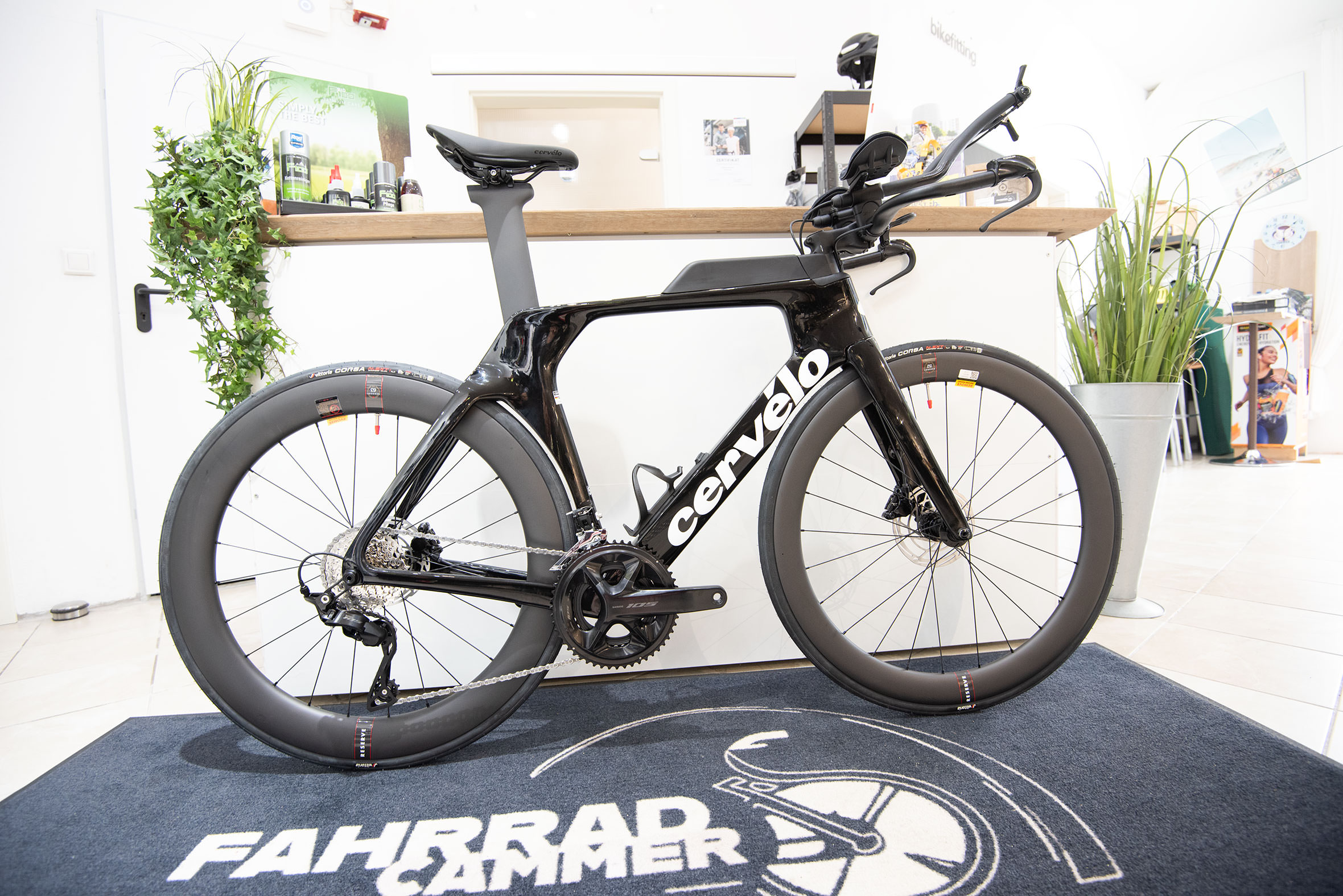 Triathlon Bike Cervelo P-Series 105 Race Black | 2025