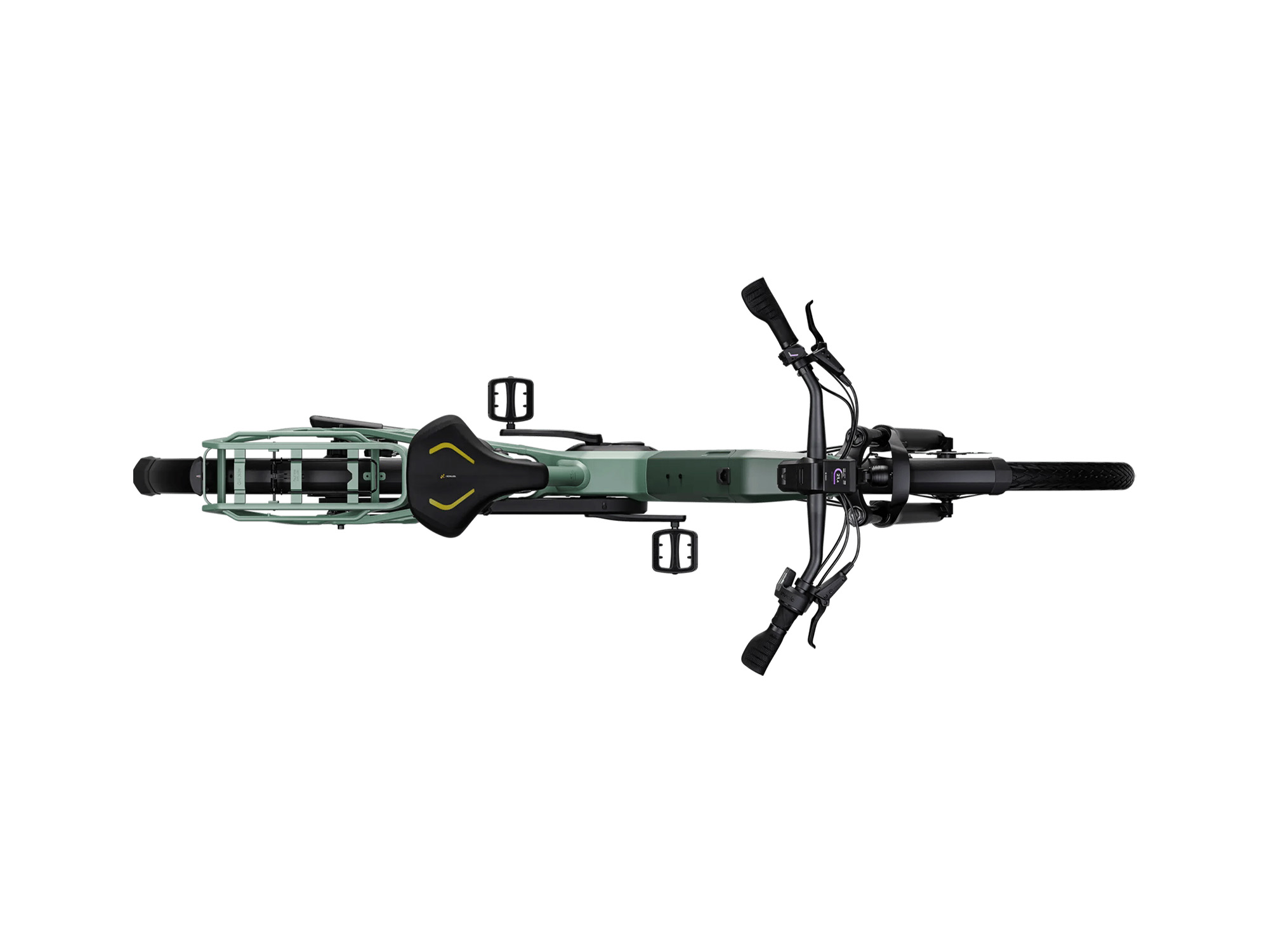 Kalkhoff IMAGE 5+ ADVANCE Wave 800 Wh sagegreen matt | 2027 – Draufsicht