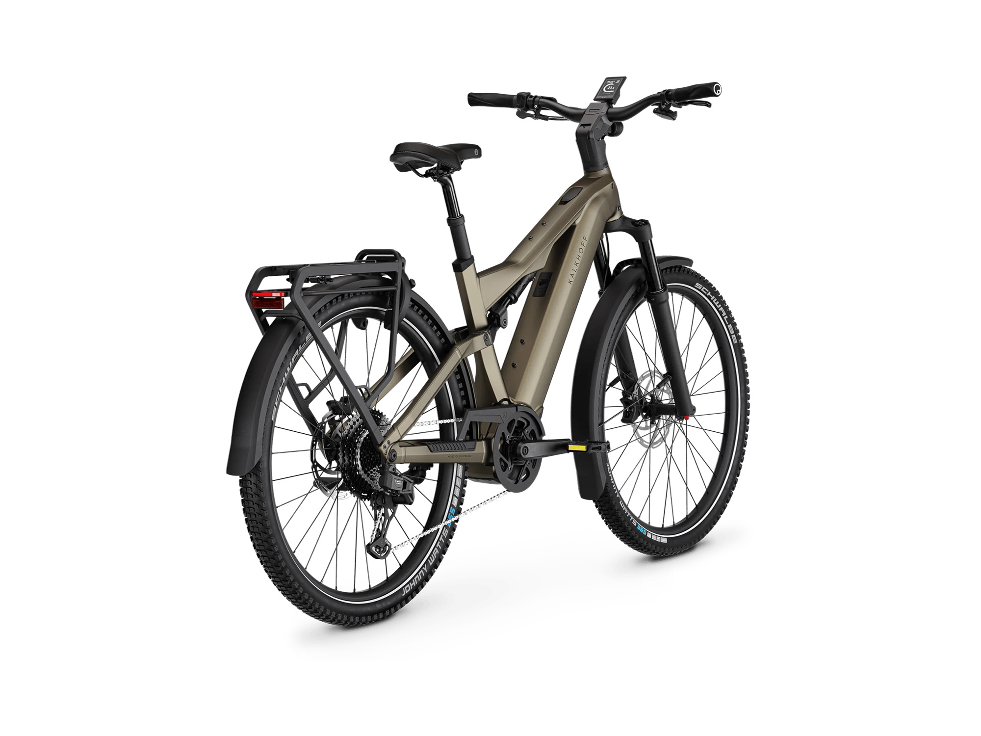 Kalkhoff ENTICE 7+ ADVANCE Diamant 800 Wh umberbrown matt/darkumberbrown matt | 2027 – Schrägansicht hinten