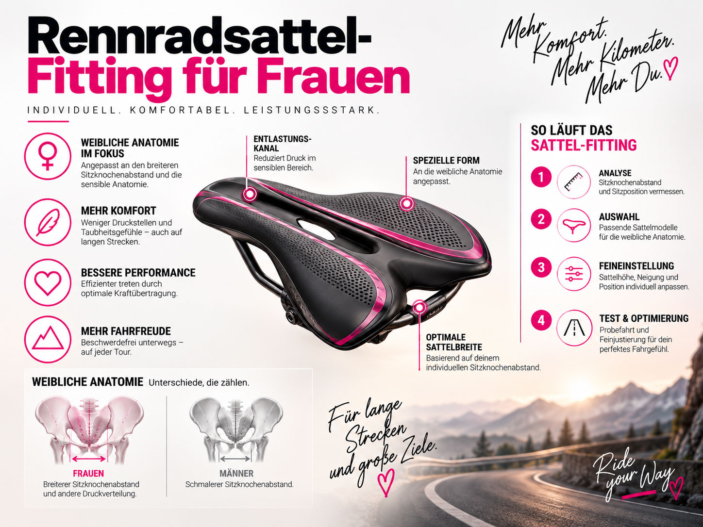 Bikefitting Basic für Frauen – Gutschein
