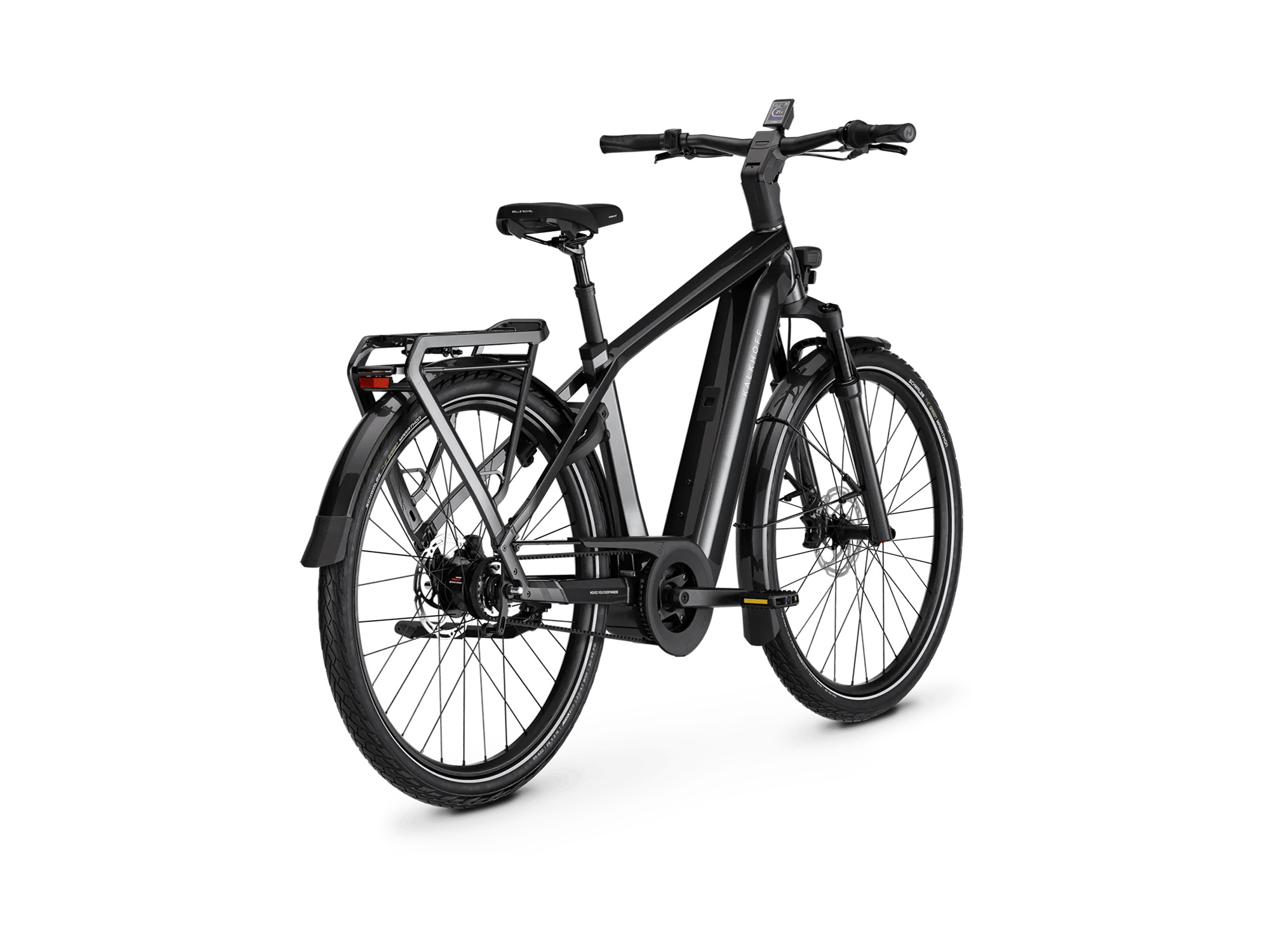 Kalkhoff IMAGE 5+ MOVE Diamant 800 Wh diamondblack glossy | 2027 – Schrägansicht hinten