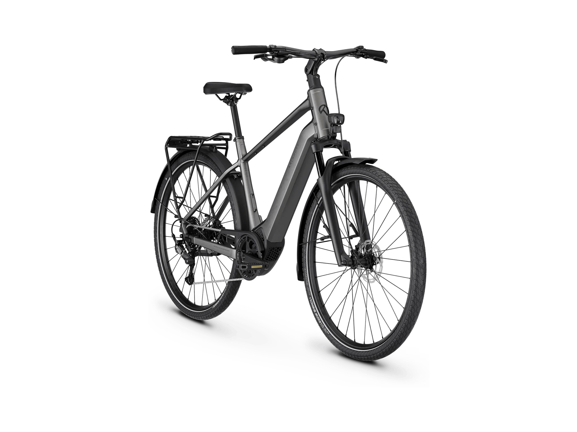 Kalkhoff ENDEAVOUR L SEASON Diamant 400 Wh jetgrey matt | 2027 – Schrägansicht vorne