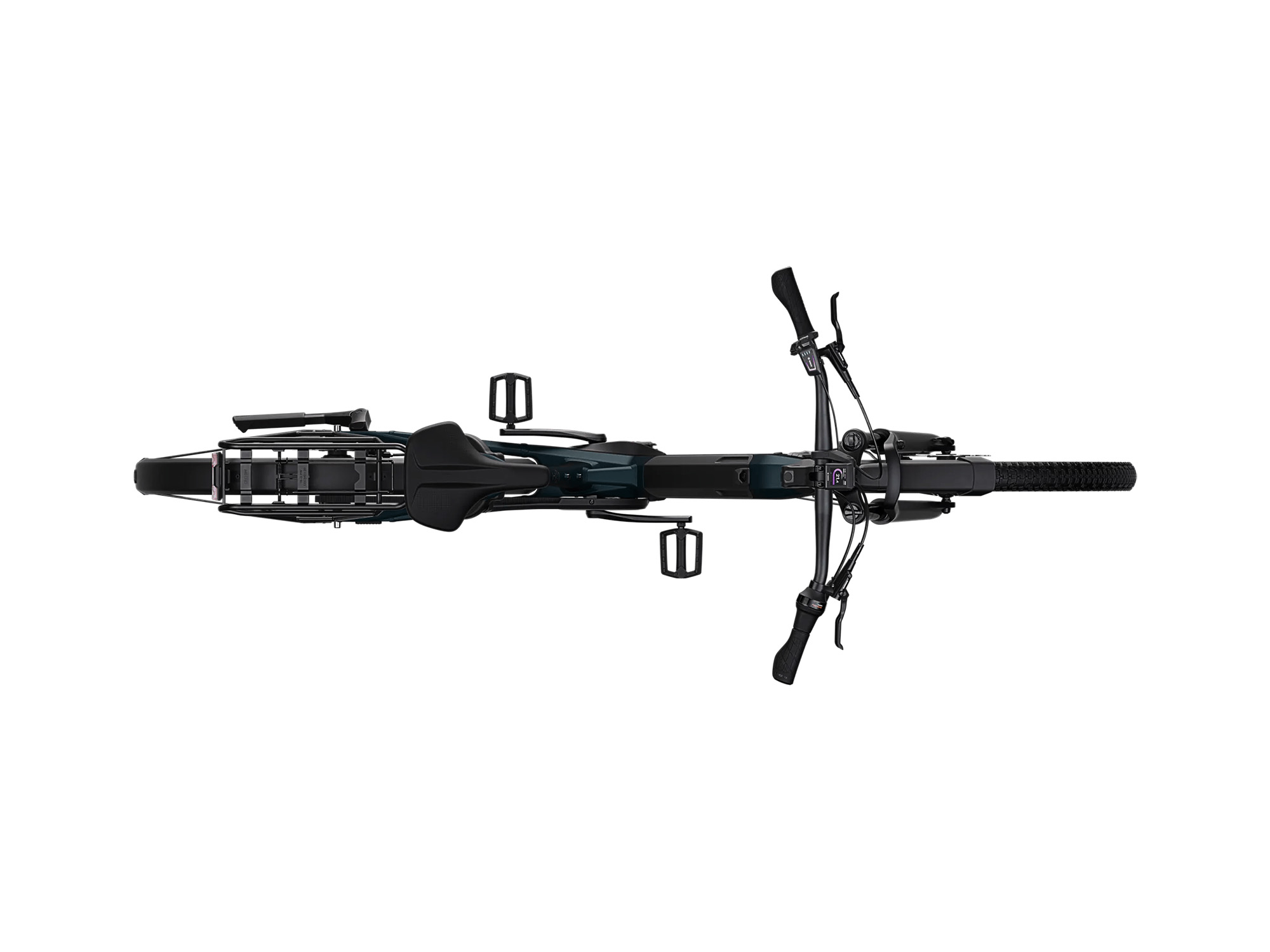 Kalkhoff ENTICE 3 EXCITE BELT Wave 600 Wh darksprings matt | 2027 – Draufsicht